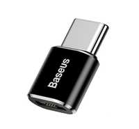 Перехідник Baseus CAMOTG-01, micro USB Type-C Чорний