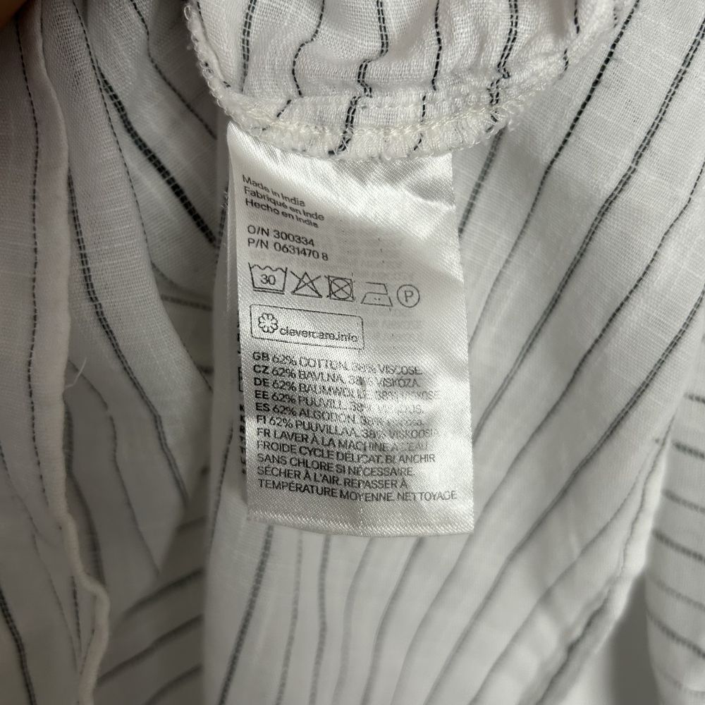 Biała bluzka koszula w paski H&M rozmiar 46