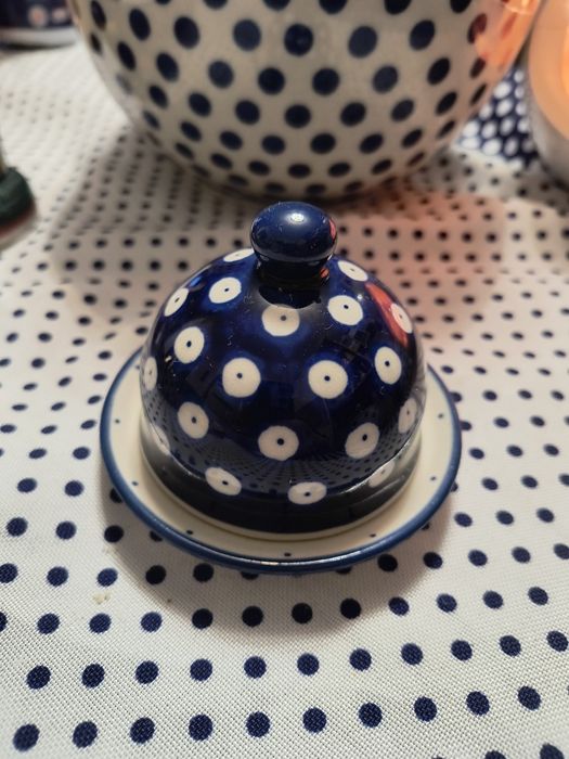 Ceramika Bolesławiec - pojemnik na cytrynę