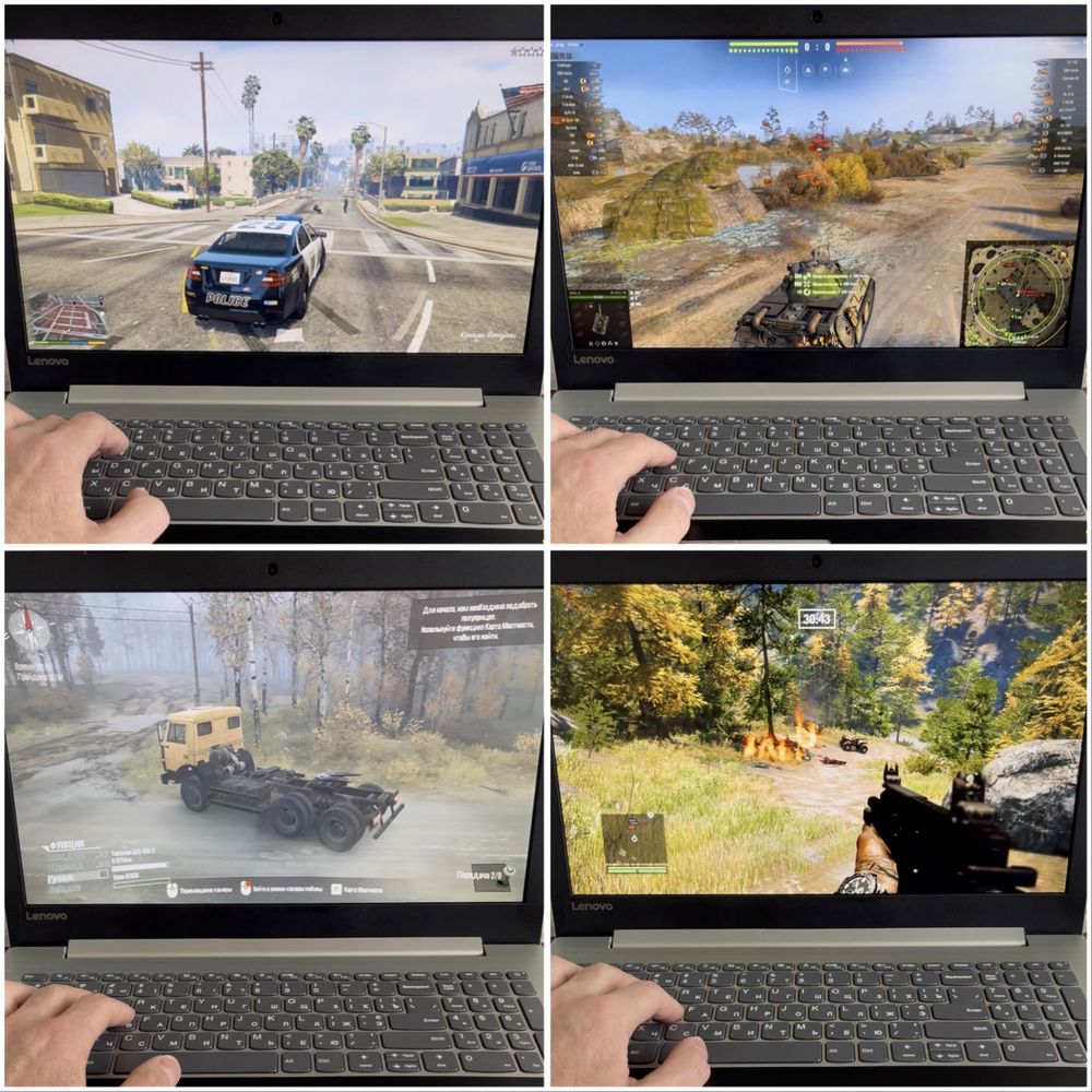 Игровой Lenovo, две видеокарты + девайсы + игры в подарок