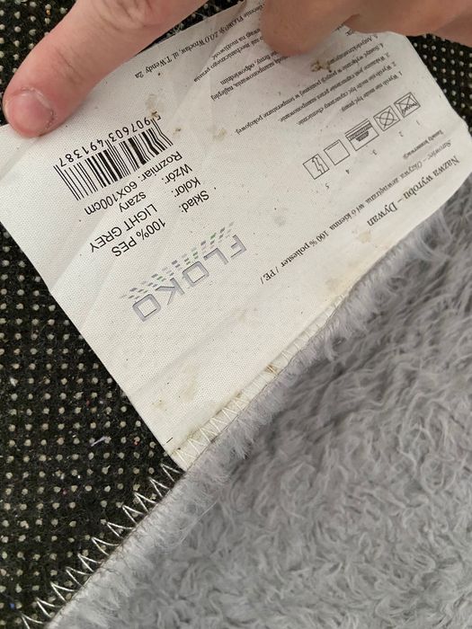 Floko dwa dywaniki dywan szary szare 60x100