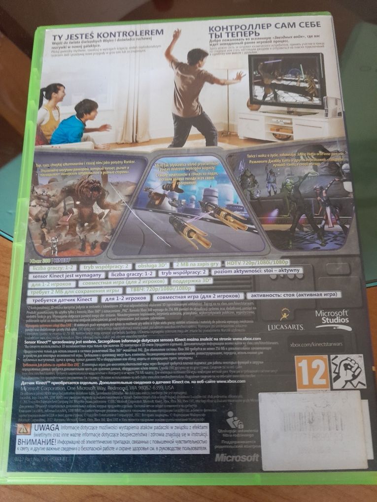 Kinect Star Wars. Wersja polska Stan BD.X box 360