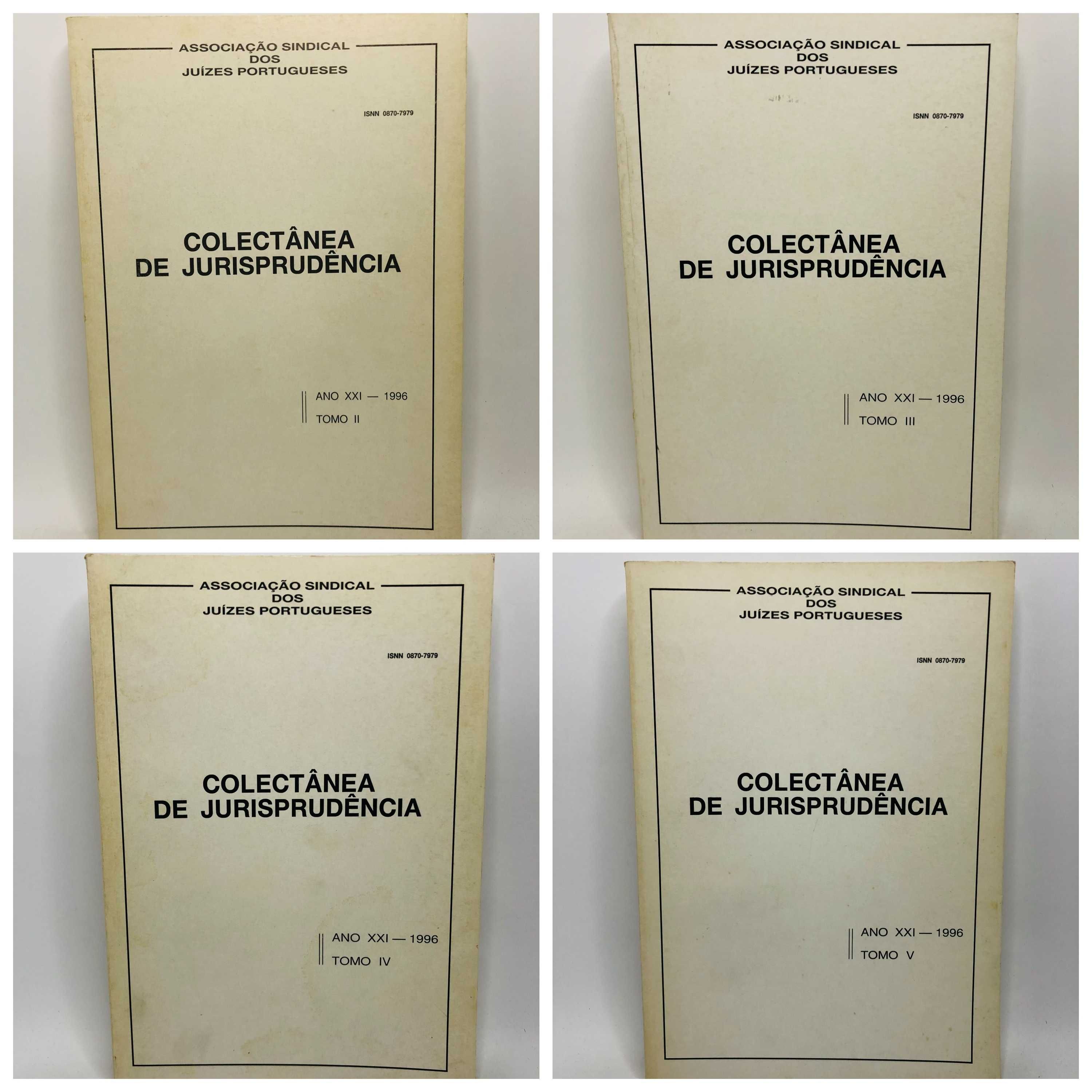 Colectânea de Jurisprudência Ano XXI - 1996 Tomo 2, 3, 4 e 5