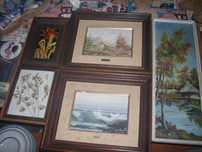 Quadros antigos pinturas originais diversos