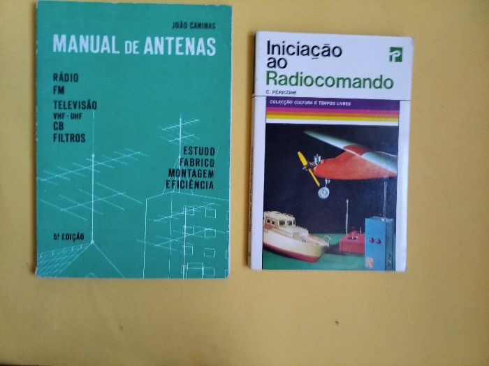 Livros sobre: Eletrónica, Televisão; Radiotecnia, Antenas