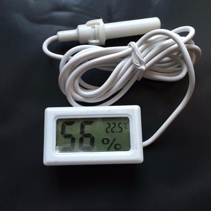 Цифровий гігрометр - термометр із виносним датчиком для інкубатора