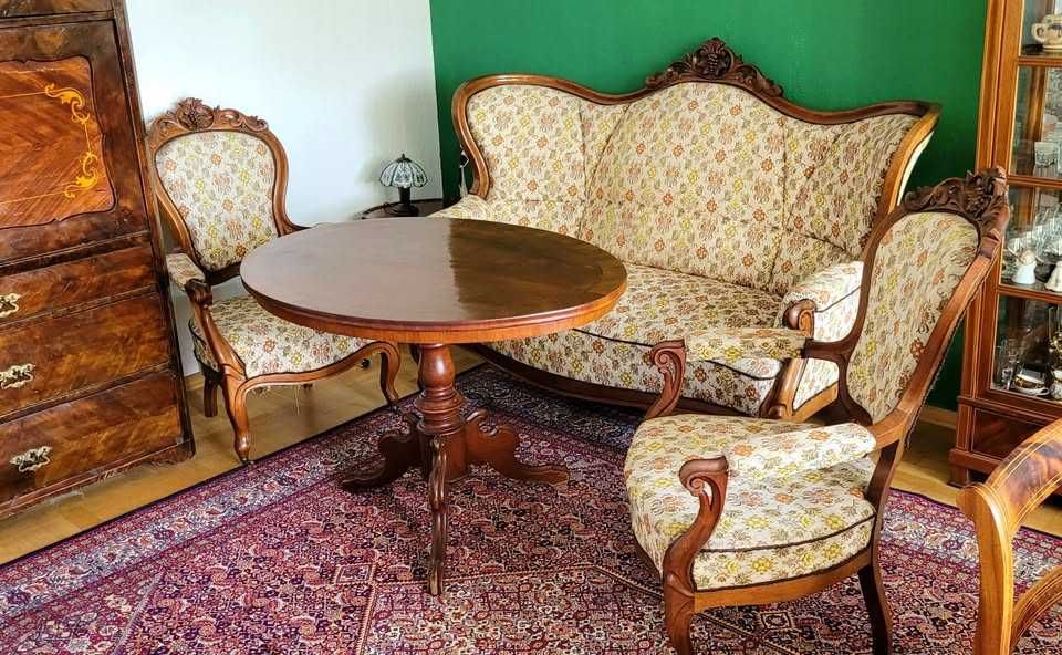 Sofa plus 2 fotele w stylu "Ludwikowskim" solidne piękne