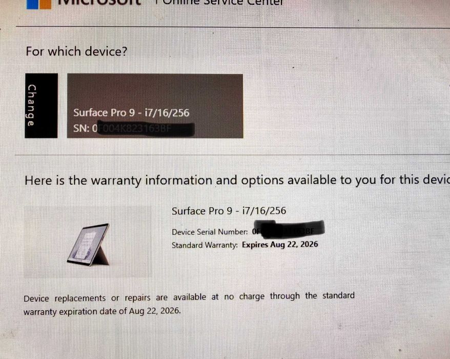Surface Pro 9|Ecran 13" 2.8K Tactil+Caneta|i7-1265U|16G Ram|Ssd 256Gb|