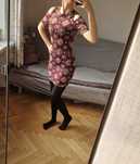 Sukienka azteckie wzory H&M