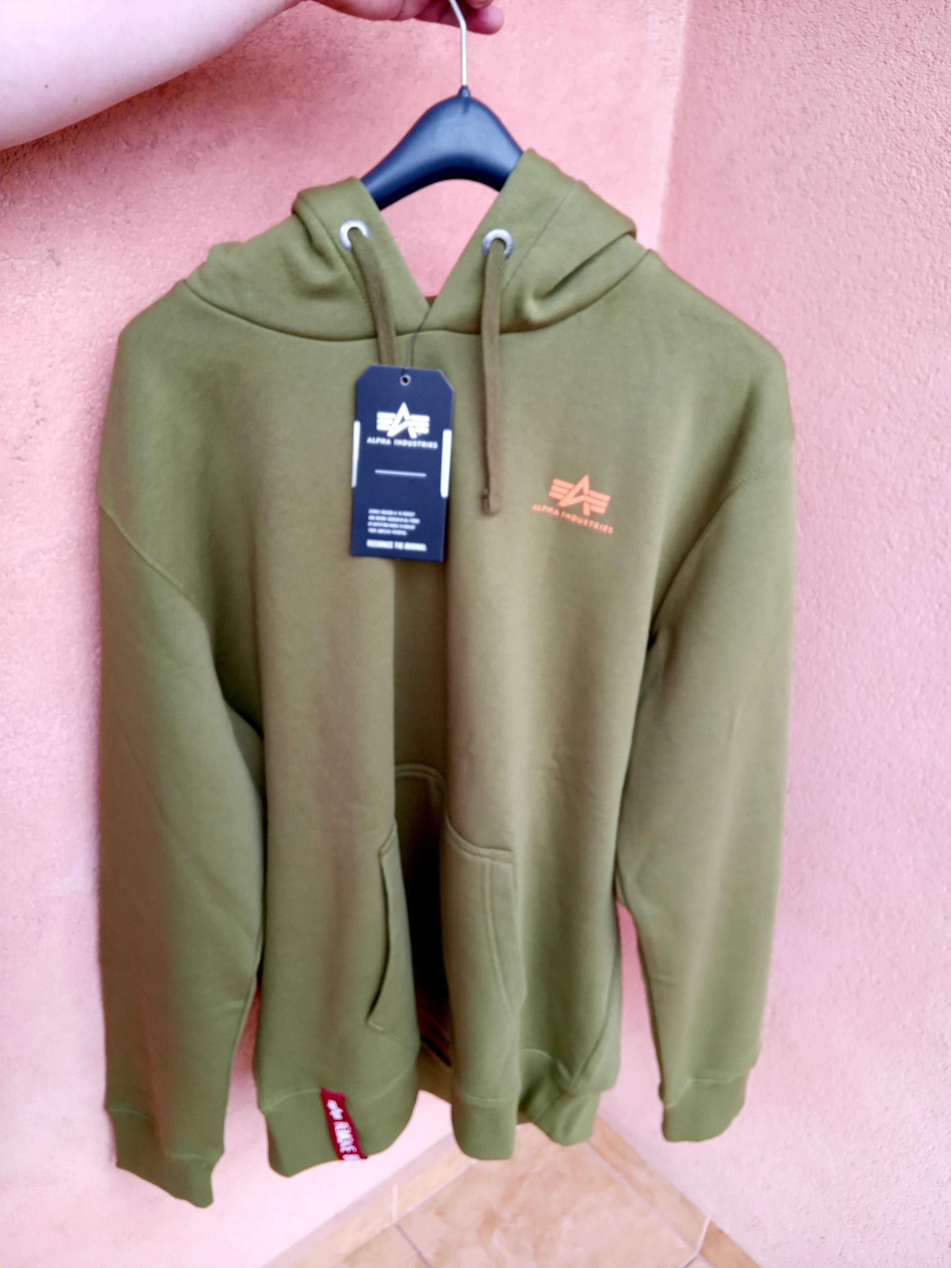 Alpha Industries bluza męska xxl z kapturem