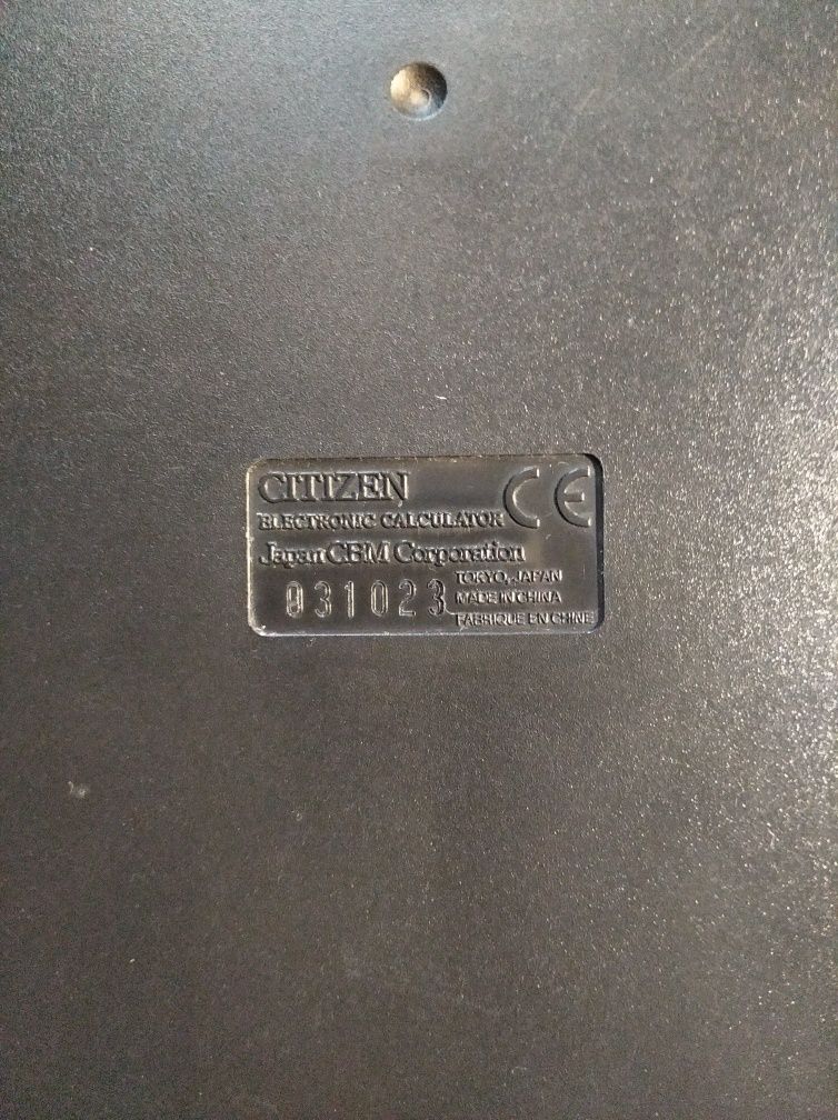 Калькулятор CITIZEN SDC-382