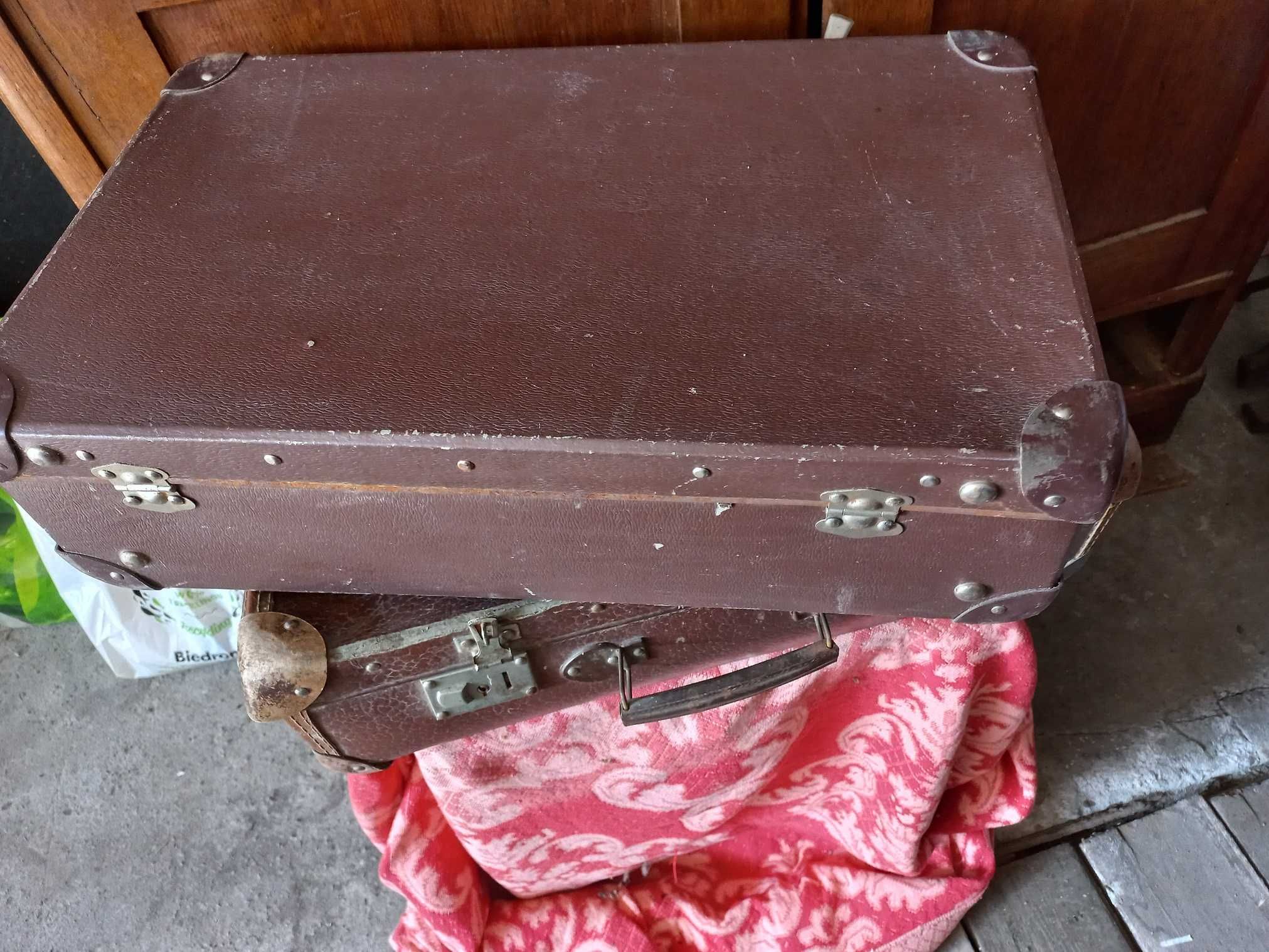 walizki retro vintage do renowacji