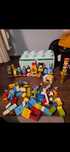 Klocki lego duplo + duzy pojemniki