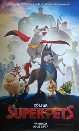 Plakat DC liga Super Pets