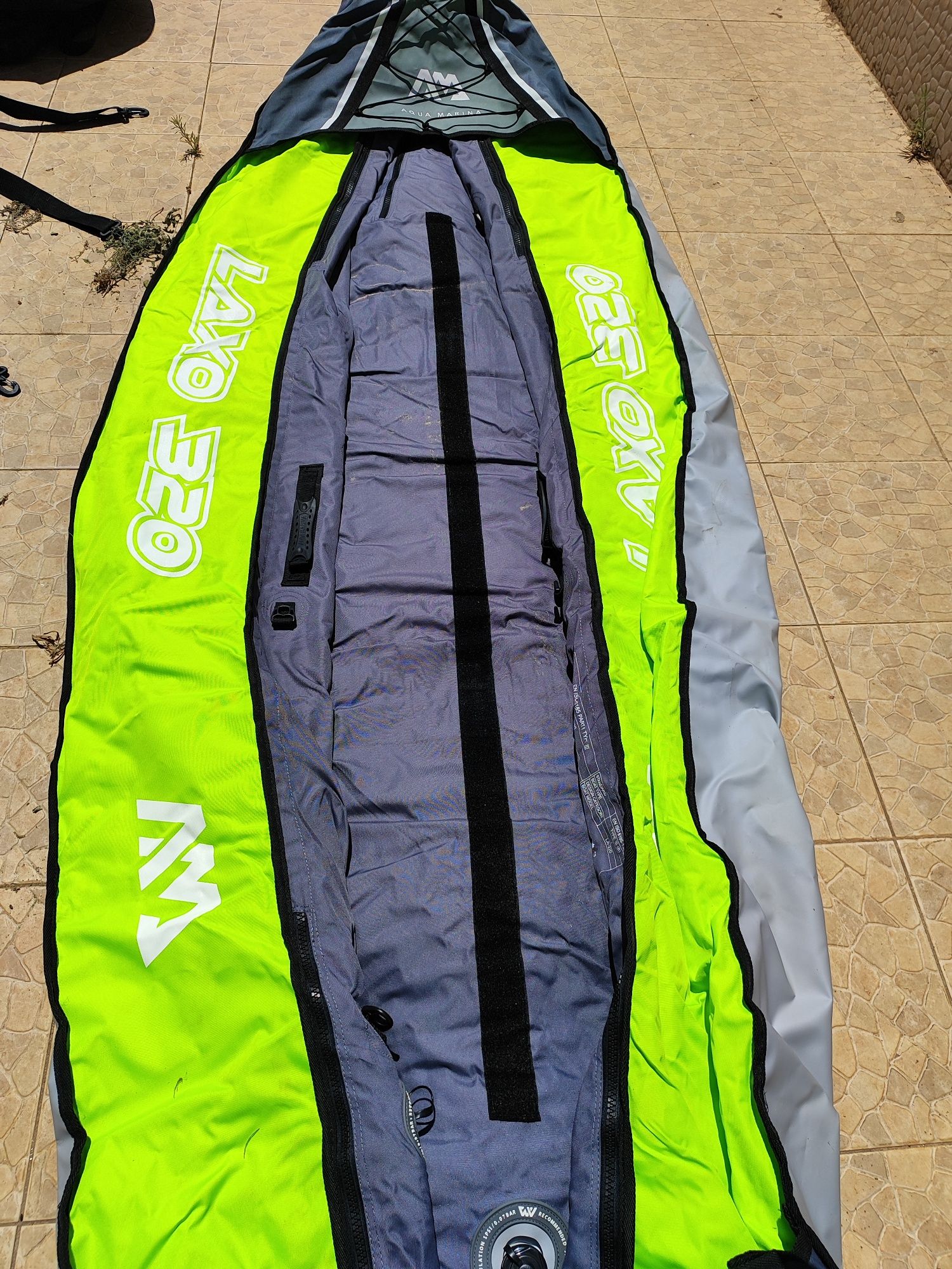 Kayak insuflável Laxo 320 aqua marina