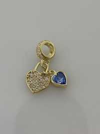 Złoty element charms na bransoletkę Pandora, Próba 585. Nowy (4632)