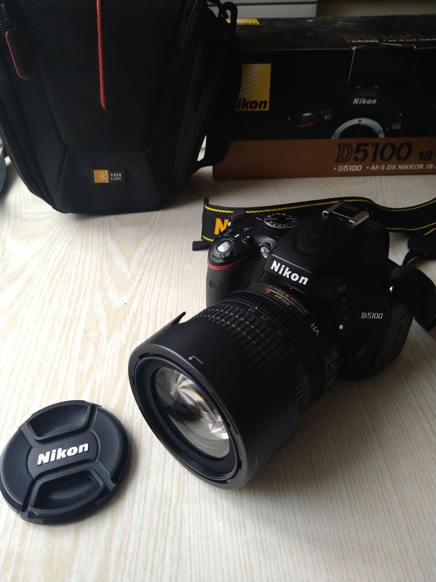 Nikon D5100 + об'єктив 18-105mm Повна комплектація  Ідеальний стан
