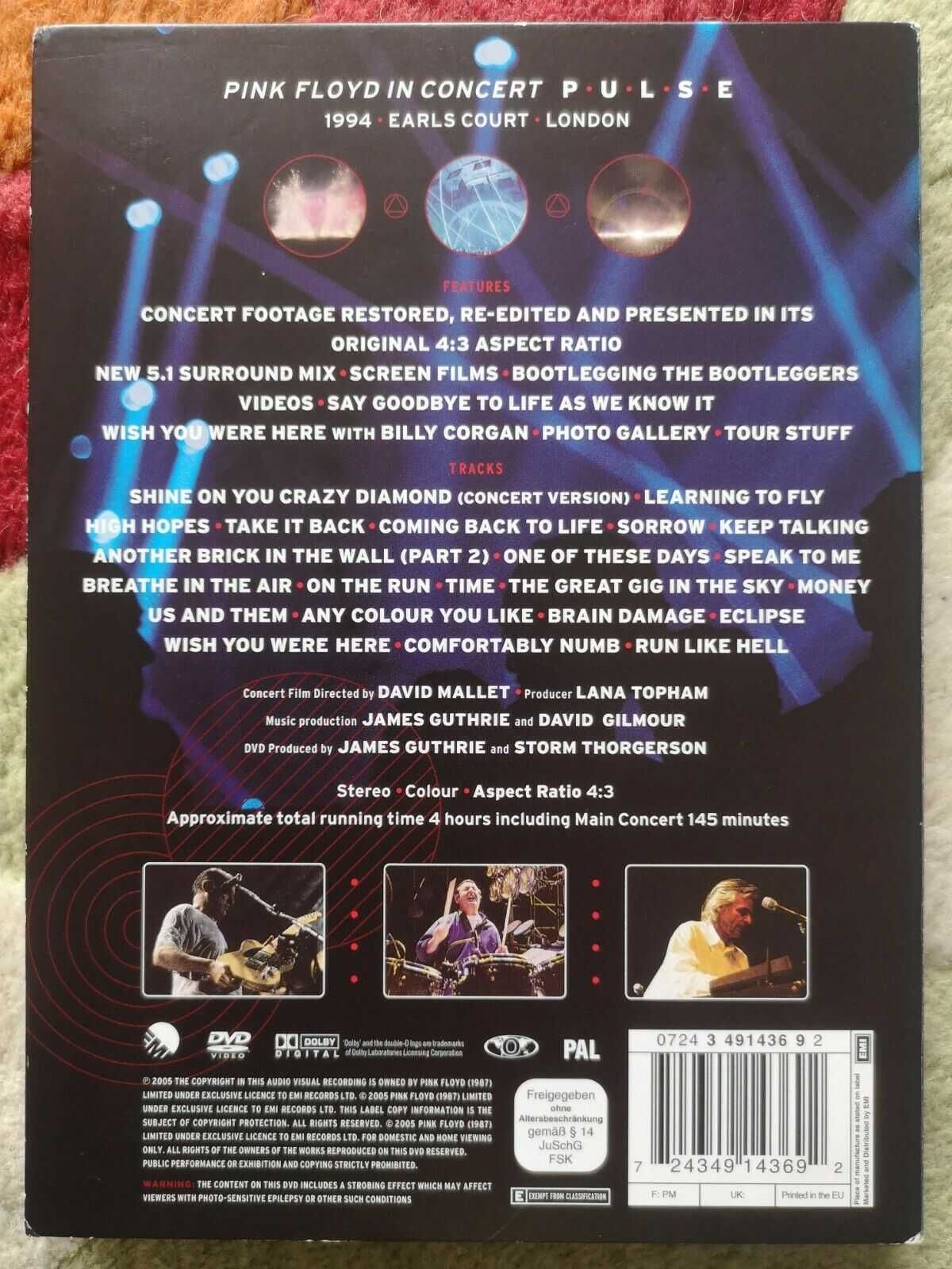 Pink Floyd  Live 2 x DVD