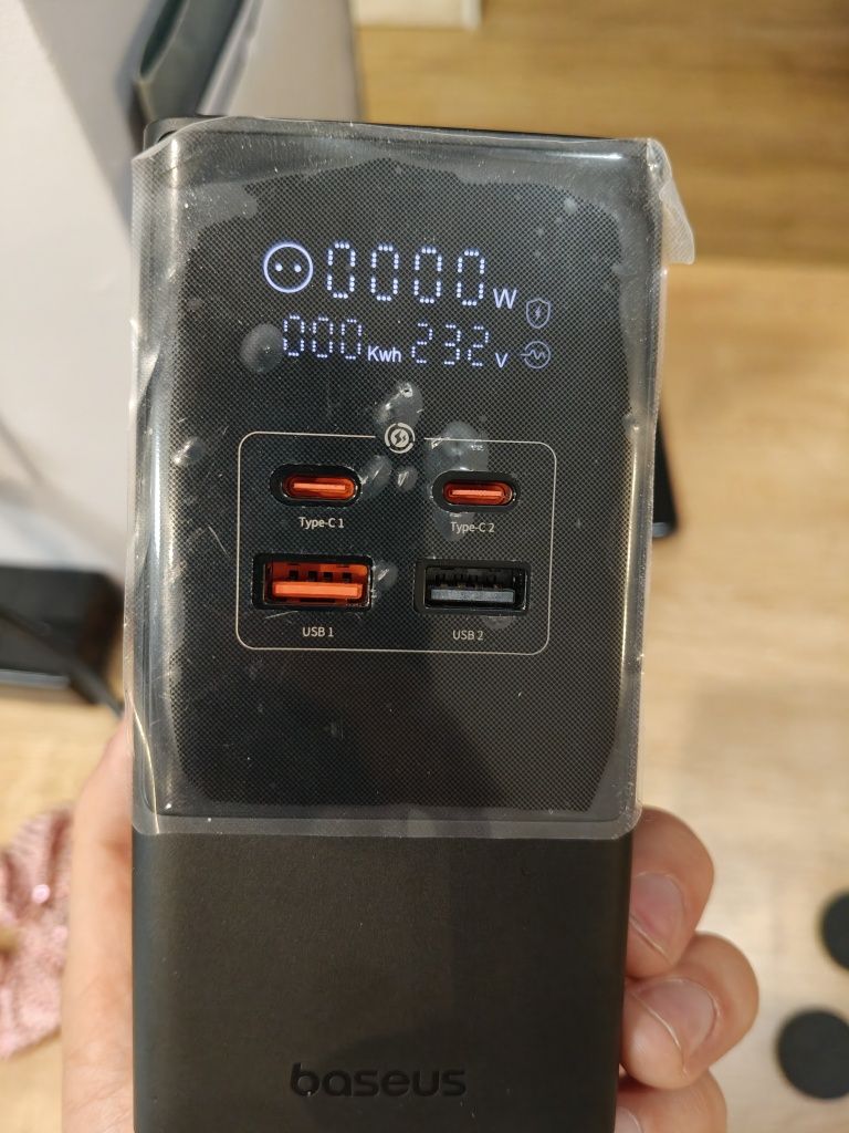 Baseus GaN5 listwa zasilająca 35W 2x USB-C + 2x USB-A