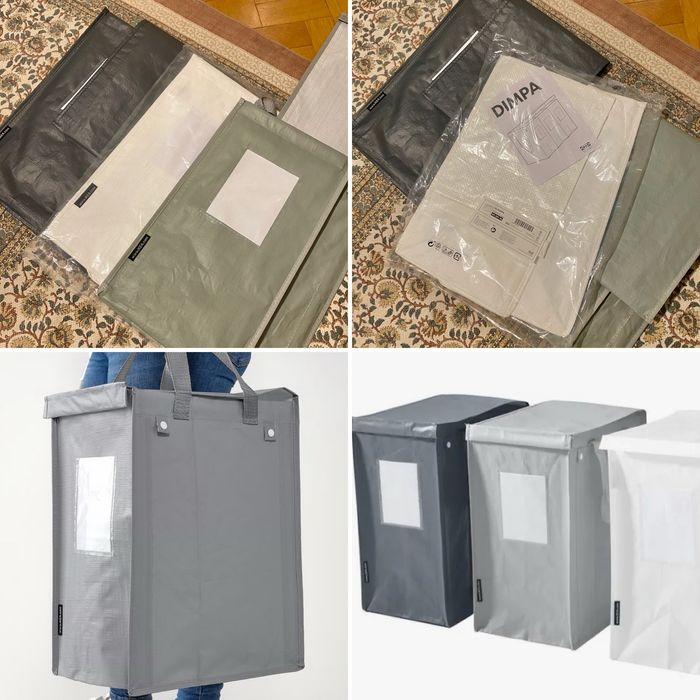 Dimpa Torby na odpady do segregacji recykling eko kosz śmieci Ikea