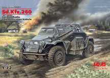 Sd.Kfz.260 German Radio Communication Vehicle model 1:72 ICM 72431