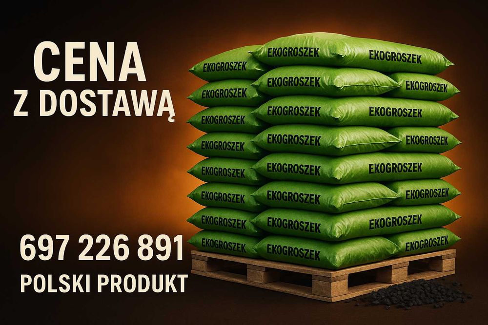 Ekogroszek Groszek Premium 26/27MJ/kg Z Polskiej Kopalni Piast!!