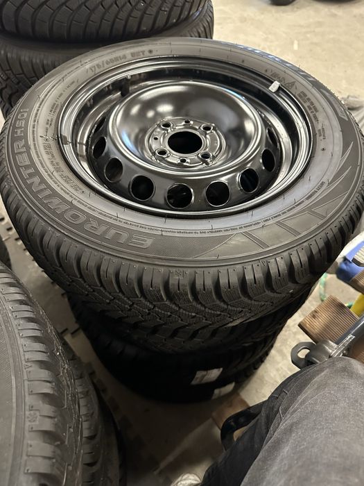 Koła zimowe fiat 500 4x98 opony po jednym sezonie 8mm