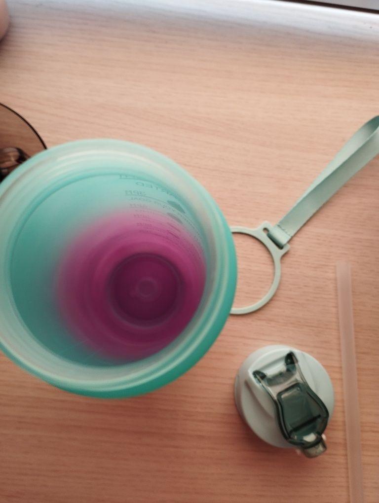Butelka z rurką na wodę, bidon z ustnikiem, motywacyjna butelka,750 ml