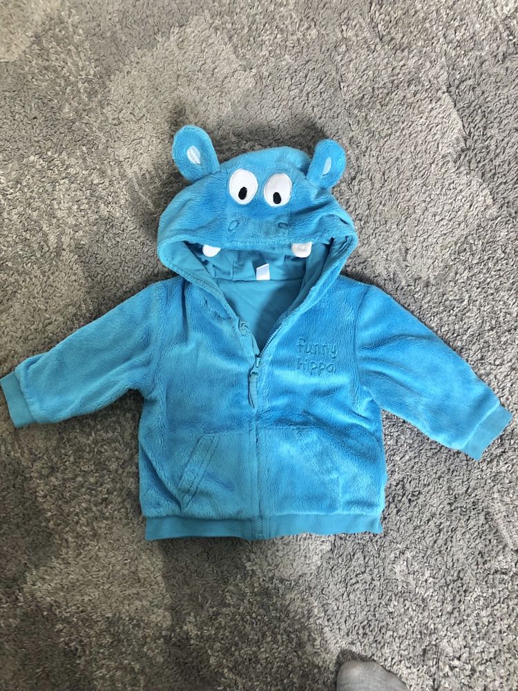 Bluza kurtka Cool club 68 hipopotam ocieplana wiosenna jesienna