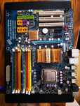 zestaw płyta główna gigabyte ga-ep35c-ds3r procesor intel oraz ram 8GB
