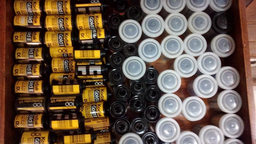 Rolos Fotográficos de 35mm vazios