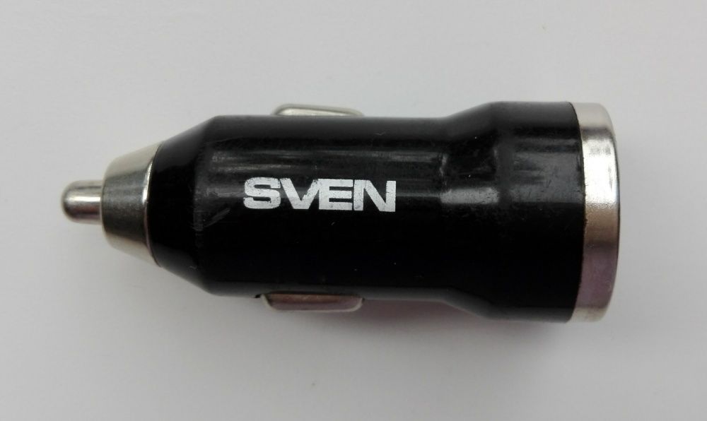 Зарядное автомобильное утройство SVEN 12-24 В, выход. мощность 10 Вт.