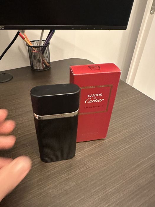 Flakonik po perfumach i kartonik Santos de Cartier 100 ml