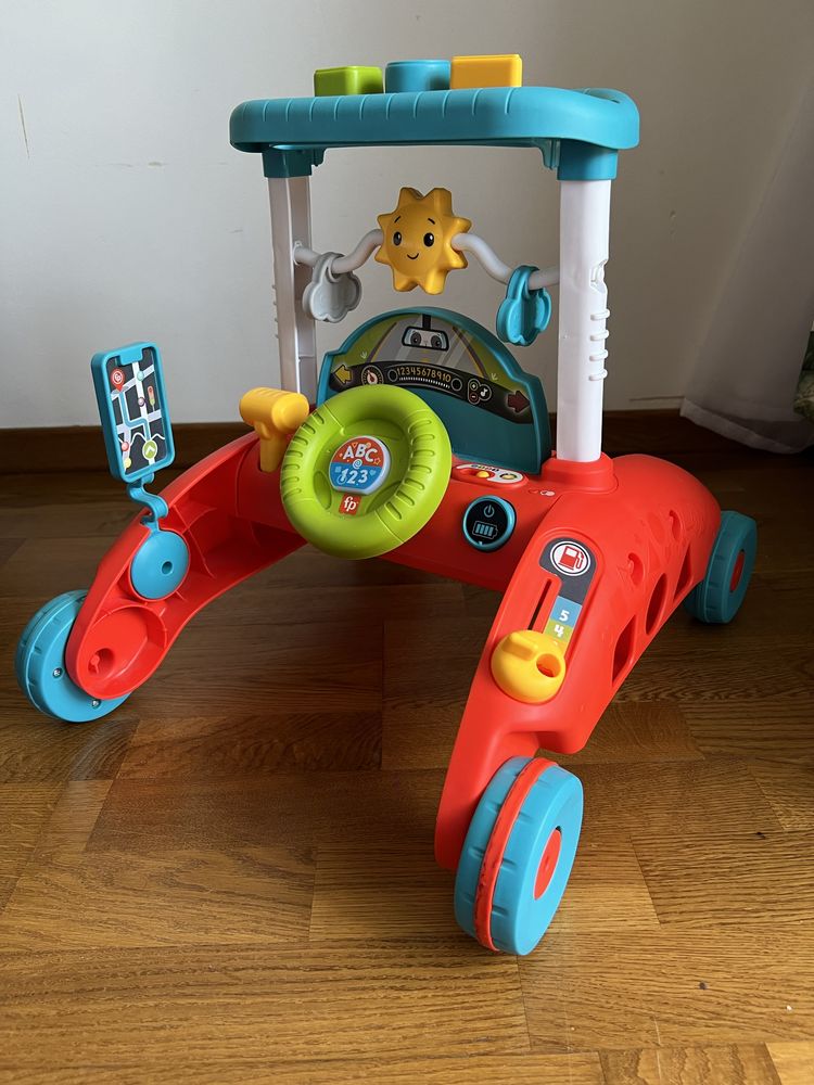 Pchacz jeździk chodzik Fisher Price