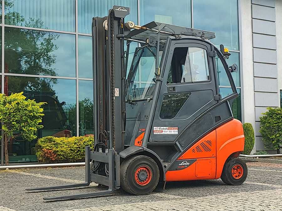 Wózek widłowy Linde H30T 3 tony duplex 4,45 m| podwyższona kabina