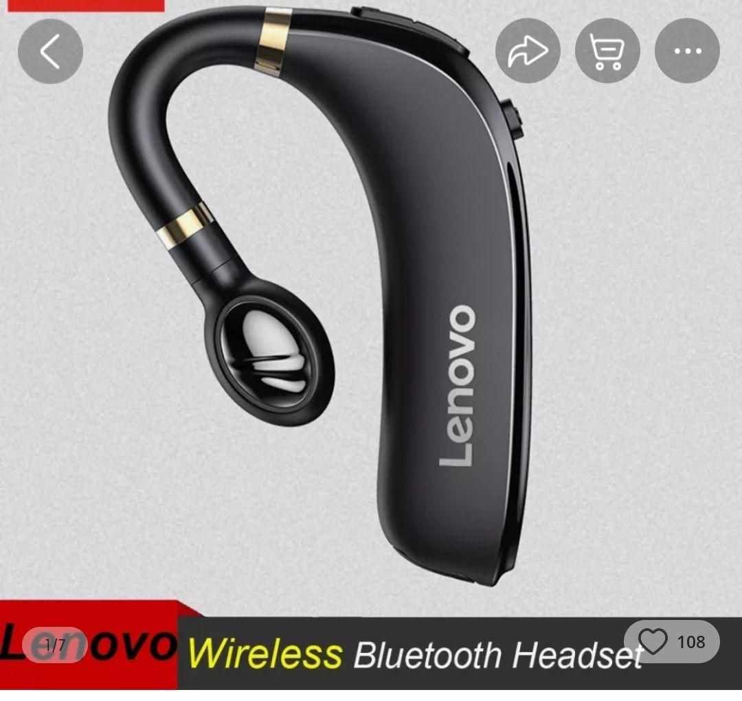 Auricular Bluetooth  Lenovo HX106