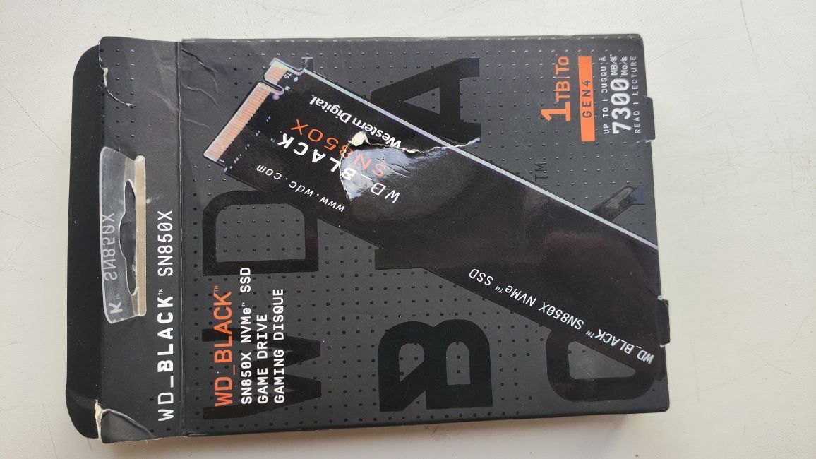 SSD диск WD Black SN 850X 1TB M.2 NVME Pcie 4.0 PS5
