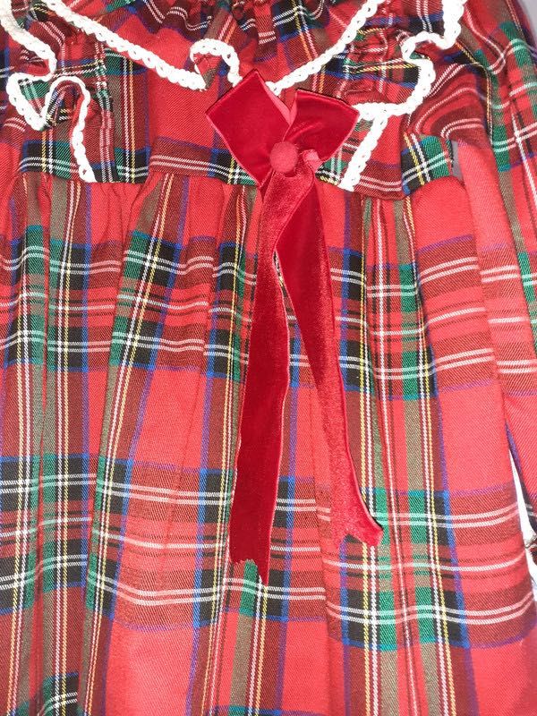 Vestido menina xadrez