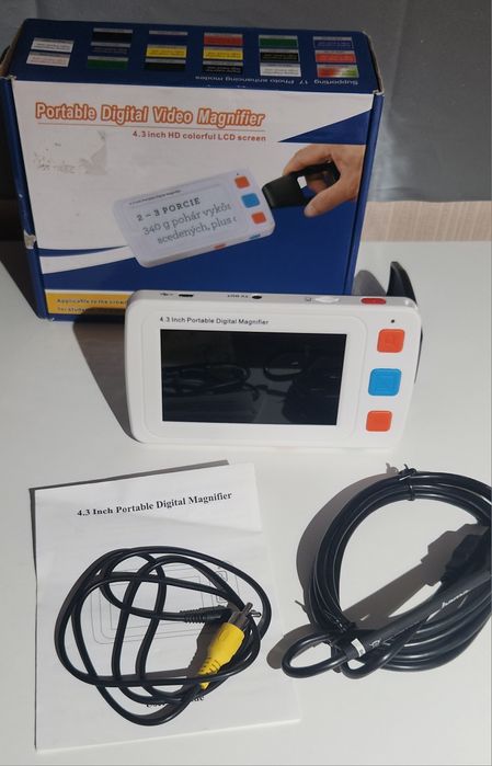 Стан 100 %. Цифрова електронна лупа з 4.3-дюймовим РК-монітором.