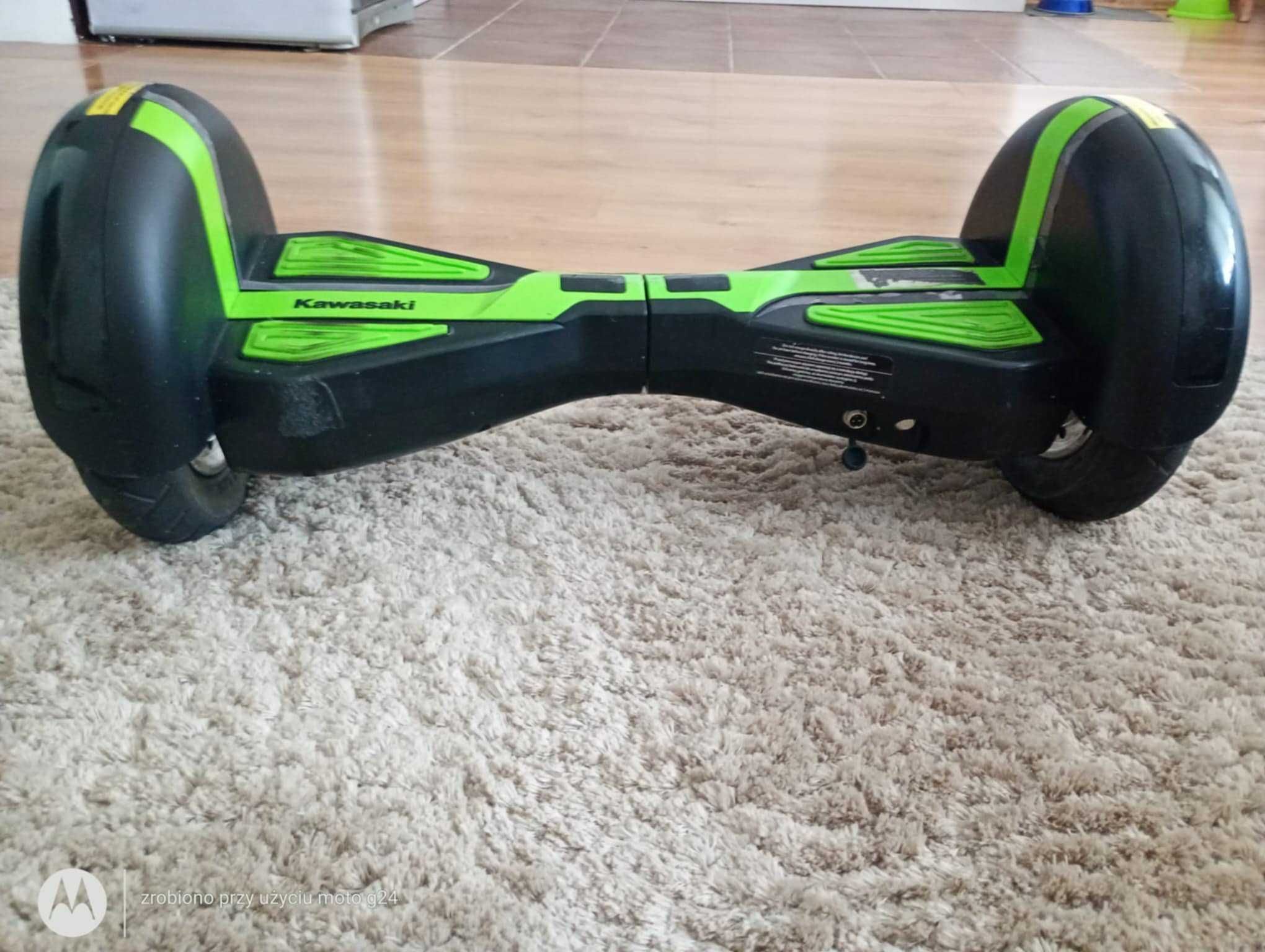 Hoverboard Kawasaki KX-PRO6.5A + nakładka typu Gokart (siedzisko)