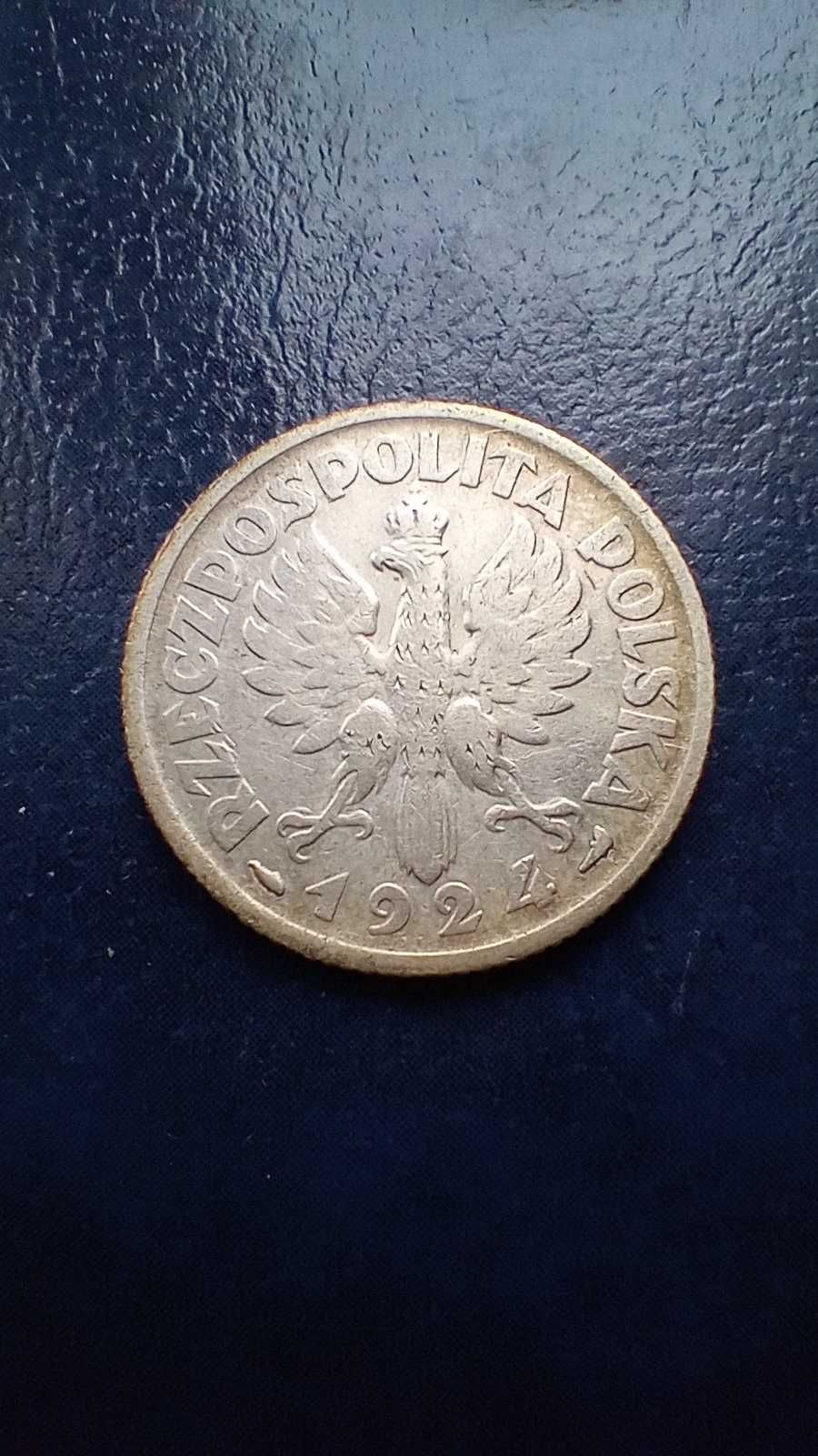 Stare monety 1 złoty 1924 2RP srebro