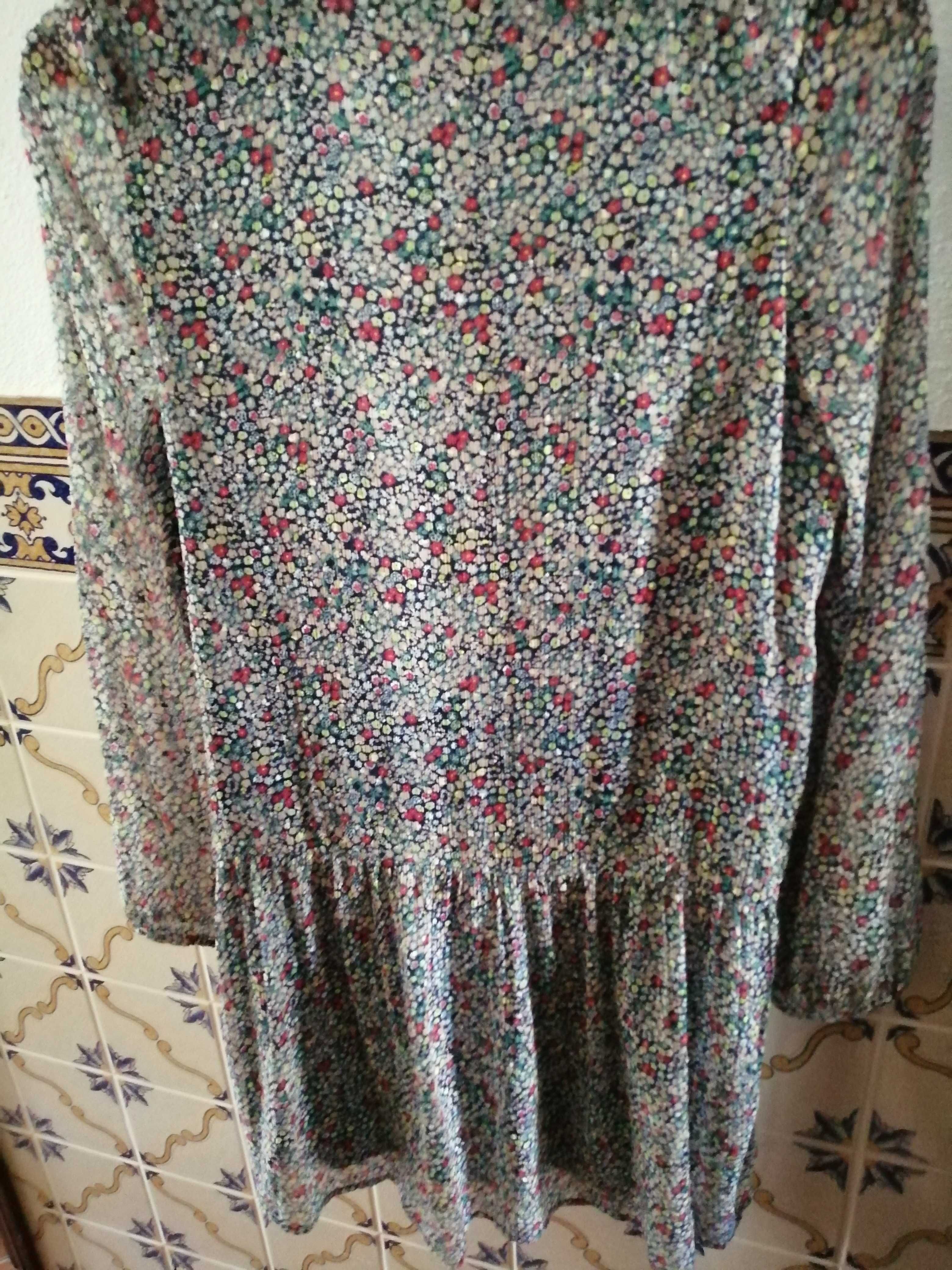 Vestido L c/folho Kiabi novo c/etiqueta!