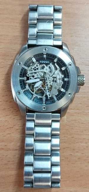 Fossil ME3081 nowoczesny męski zegarek automatyczny półszkielet