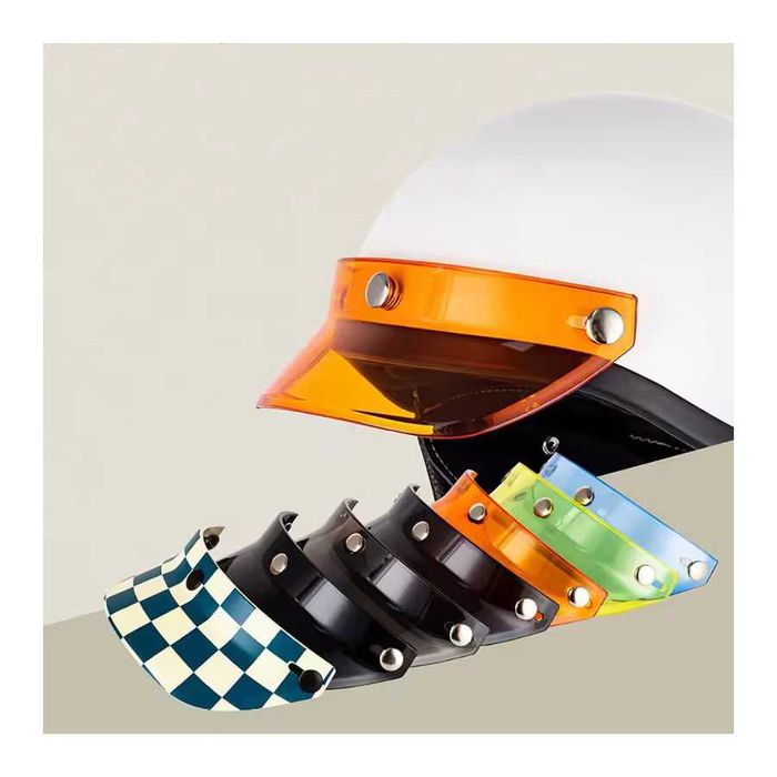 Pala universal 3 molas para capacete aberto - protecção anti-vento