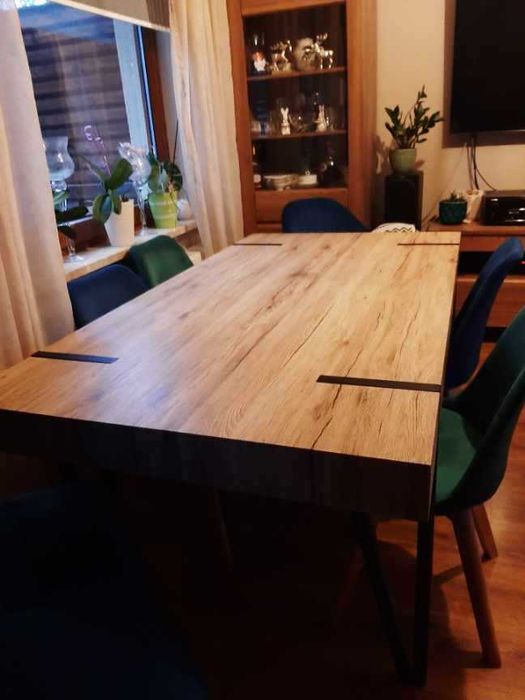 Piękny stół do jadalni 90x170 4 krzesła gratis