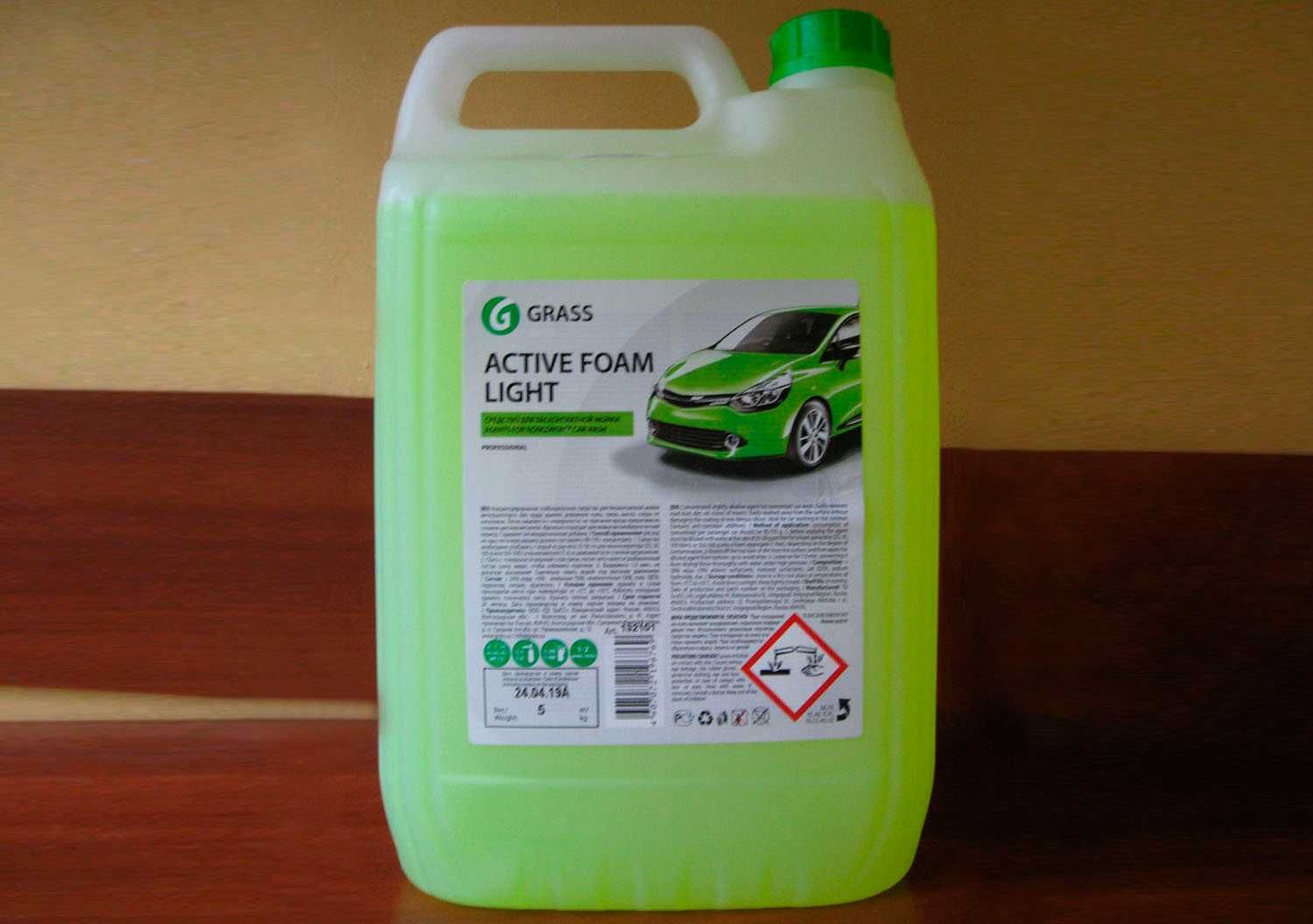 Грасс активная пена Grass foam active для мойки кузова автомобиля 5 л