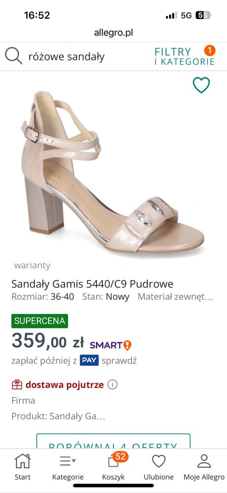 Buty Gamis 40 skóra naturalna błyszczące z kamienie kryształy sandały