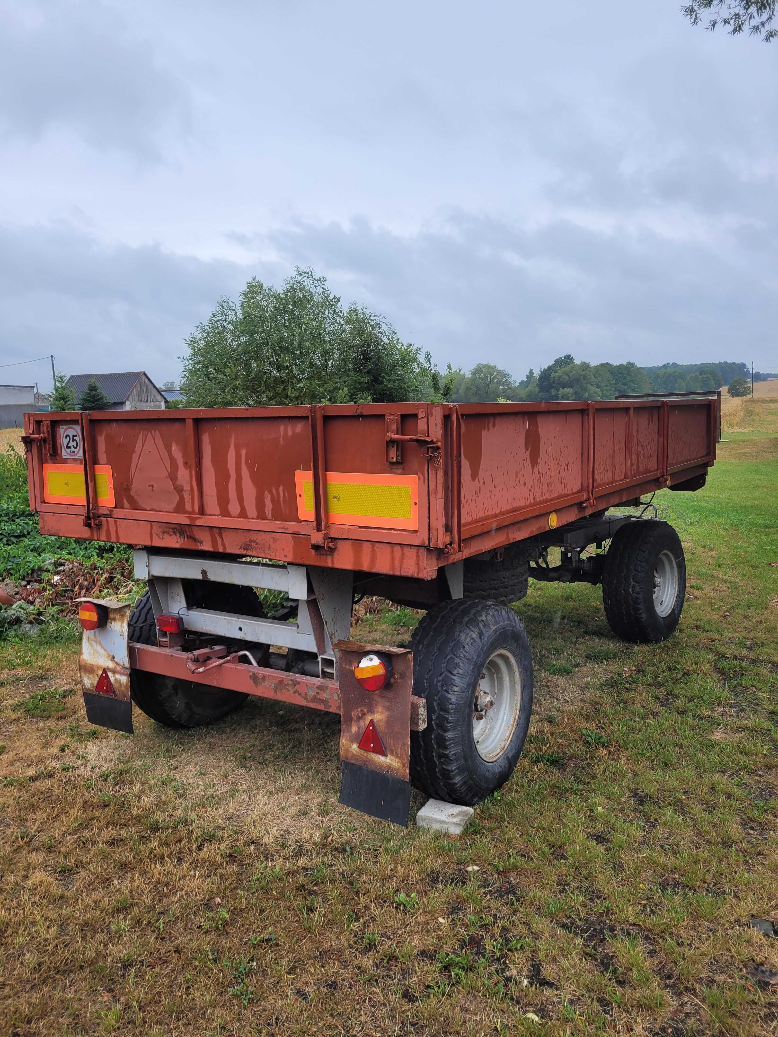 Przyczepa rolnicza Brandys 0806 Agro 8t – gotowa do pracy!