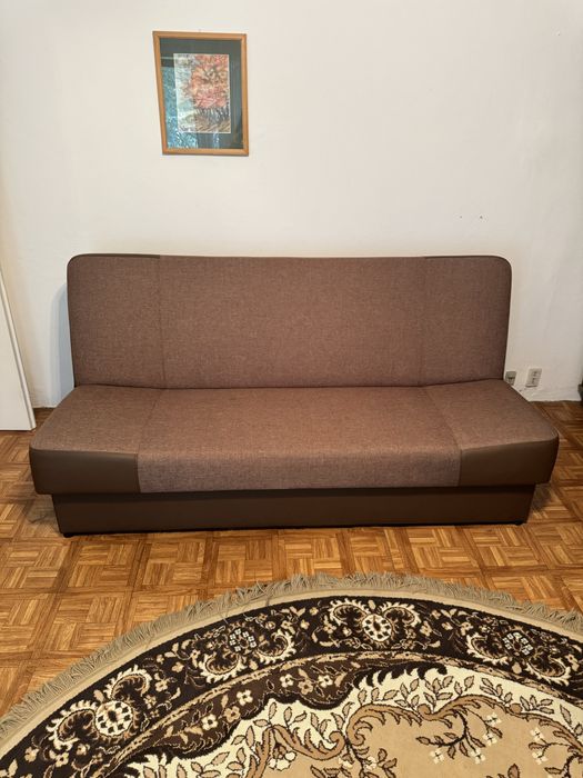 Wersalka sofa rozkladana brązowa BRW