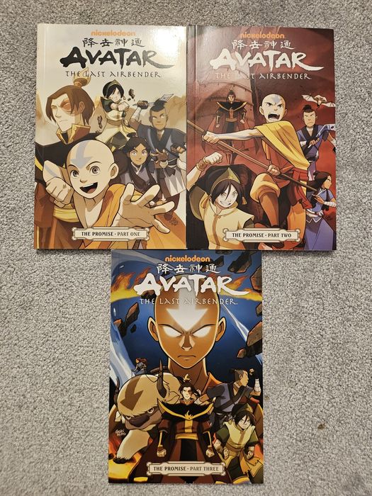 Zestaw Komiksów „Avatar: The Last Airbender”–angielski, cała kolekcja